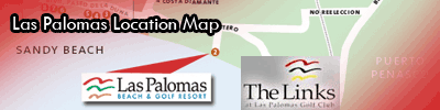 Location Map to Las Palomas